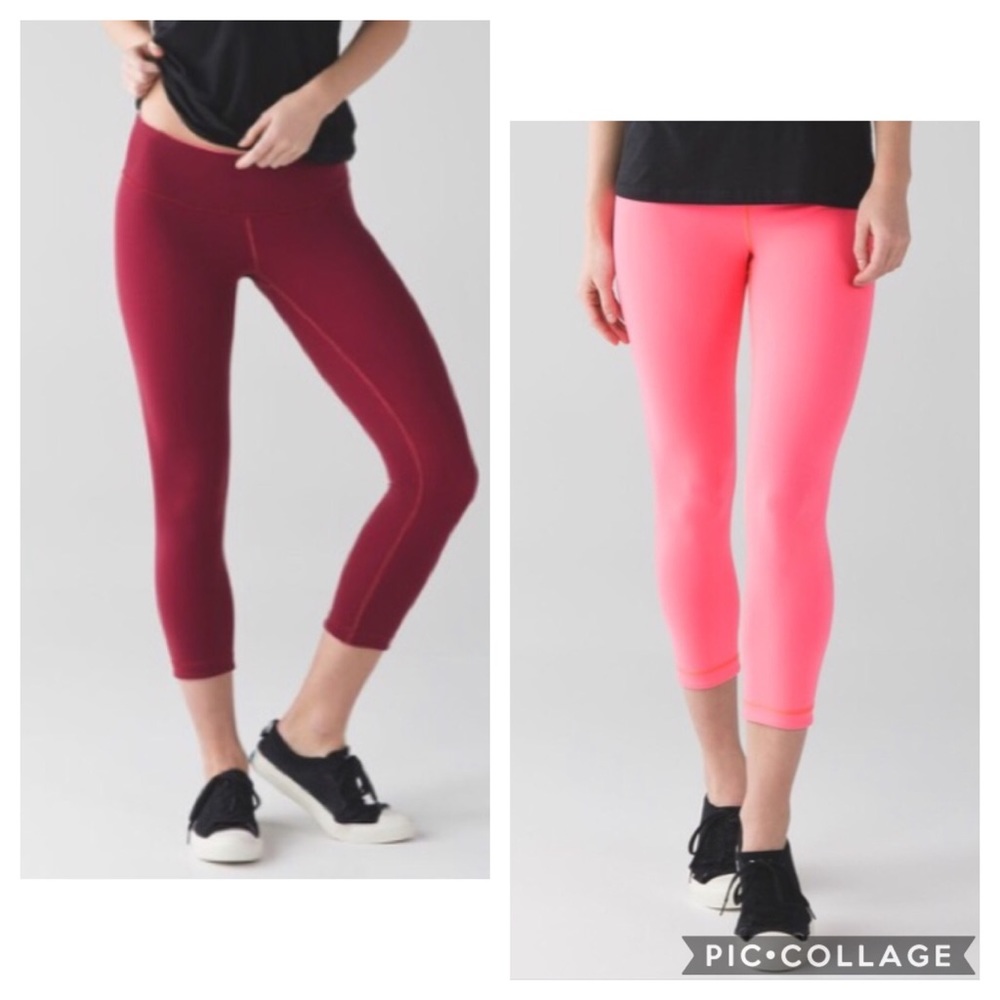 Lululemon Wunder Under Reversible Crop